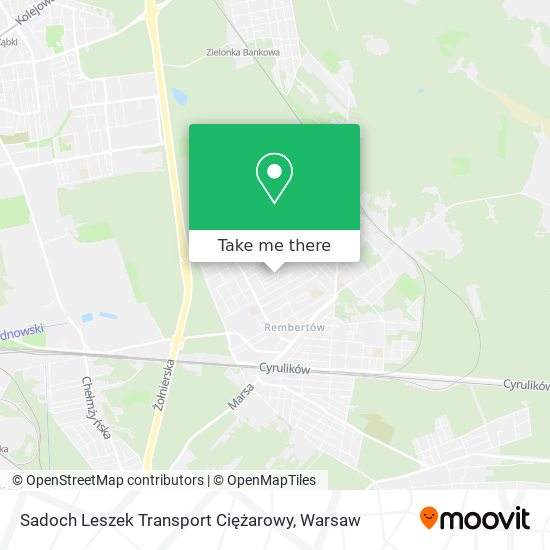 Sadoch Leszek Transport Ciężarowy map