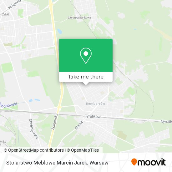 Stolarstwo Meblowe Marcin Jarek map