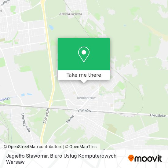 Jagiełło Sławomir. Biuro Usług Komputerowych map