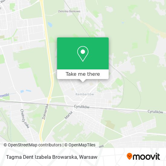 Tagma Dent Izabela Browarska map