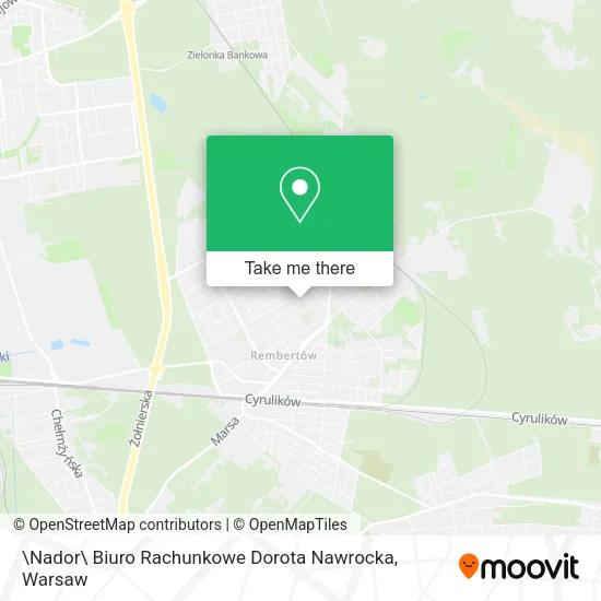 \Nador\ Biuro Rachunkowe Dorota Nawrocka map