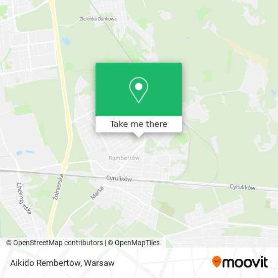 Aikido Rembertów map