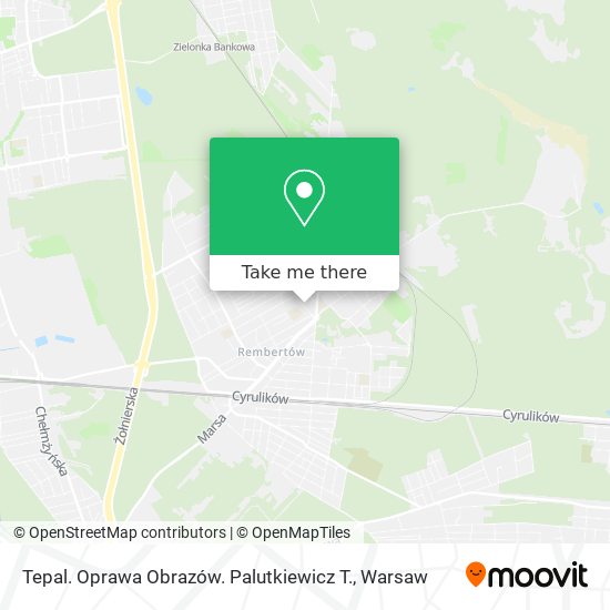 Tepal. Oprawa Obrazów. Palutkiewicz T. map