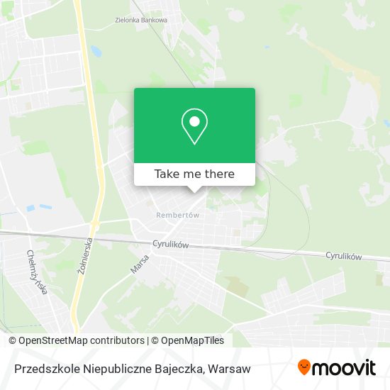 Przedszkole Niepubliczne Bajeczka map