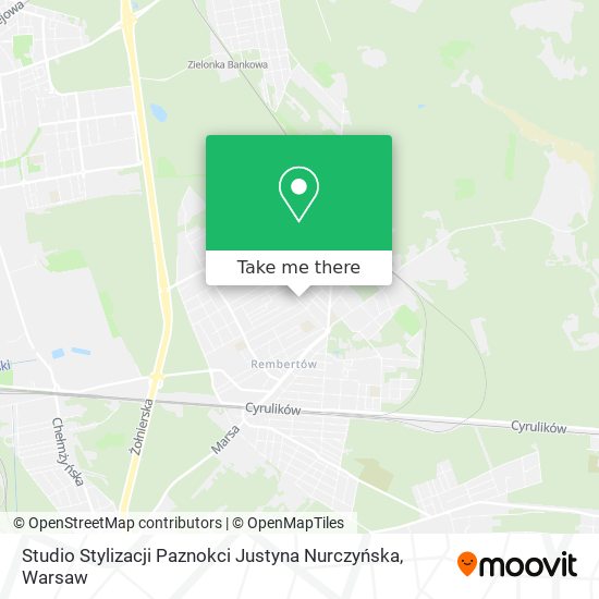 Studio Stylizacji Paznokci Justyna Nurczyńska map