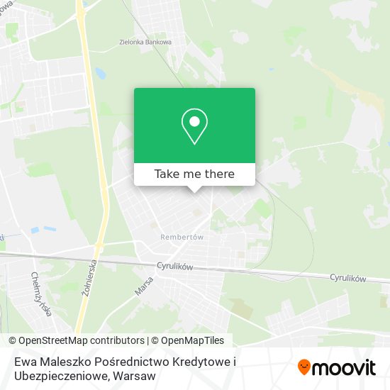 Ewa Maleszko Pośrednictwo Kredytowe i Ubezpieczeniowe map