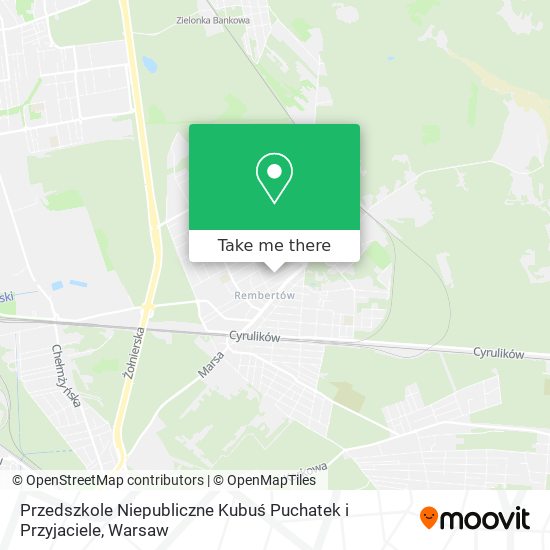 Przedszkole Niepubliczne Kubuś Puchatek i Przyjaciele map