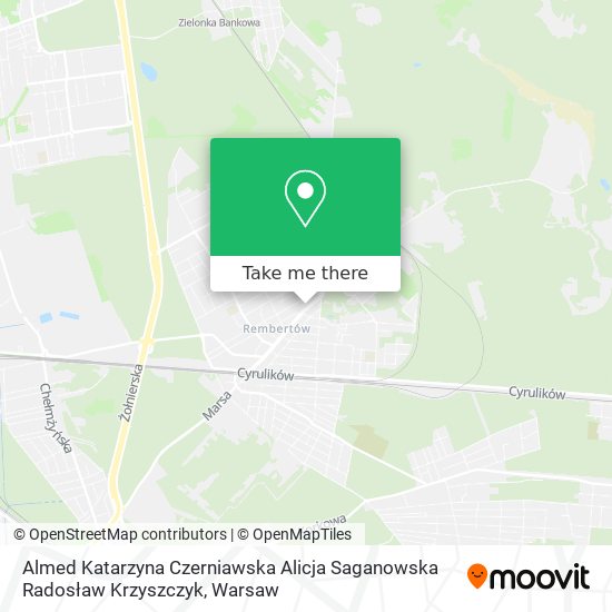 Almed Katarzyna Czerniawska Alicja Saganowska Radosław Krzyszczyk map