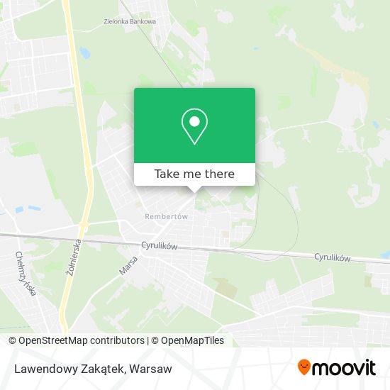 Lawendowy Zakątek map