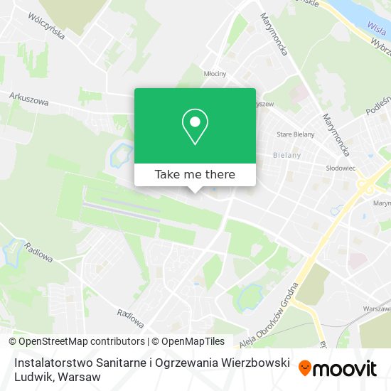 Instalatorstwo Sanitarne i Ogrzewania Wierzbowski Ludwik map