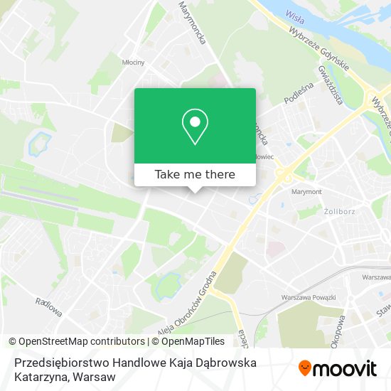 Przedsiębiorstwo Handlowe Kaja Dąbrowska Katarzyna map