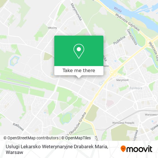 Usługi Lekarsko Weterynaryjne Drabarek Maria map