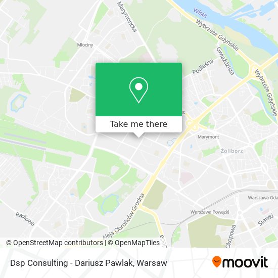 Dsp Consulting - Dariusz Pawlak map