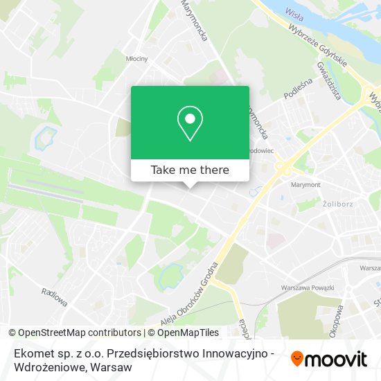 Ekomet sp. z o.o. Przedsiębiorstwo Innowacyjno - Wdrożeniowe map