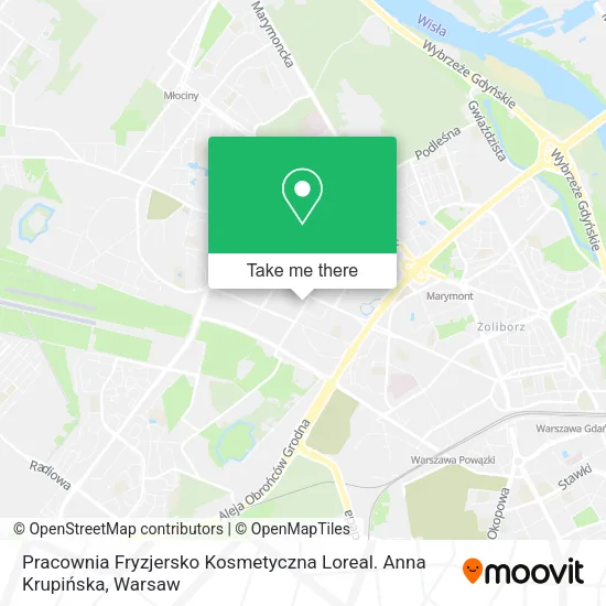Pracownia Fryzjersko Kosmetyczna Loreal. Anna Krupińska map