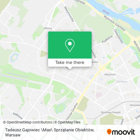 Карта Tadeusz Gajowiec \Max\ Sprzątanie Obiektów