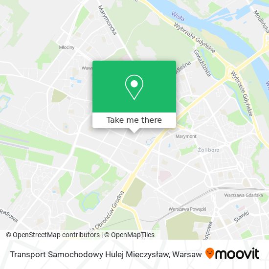 Карта Transport Samochodowy Hulej Mieczysław