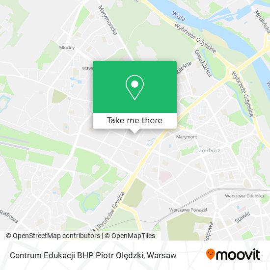 Centrum Edukacji BHP Piotr Olędzki map