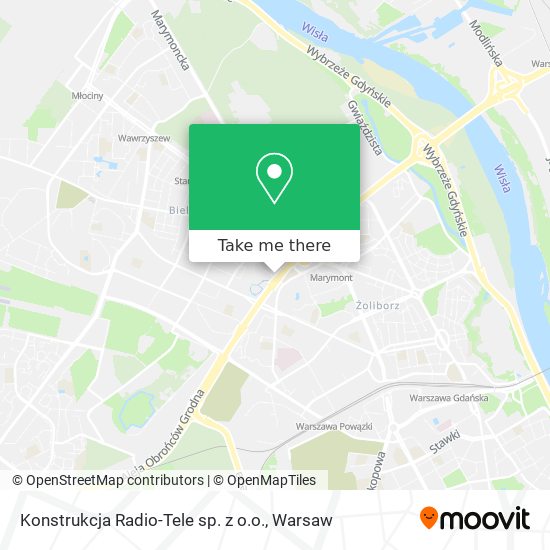 Konstrukcja Radio-Tele sp. z o.o. map