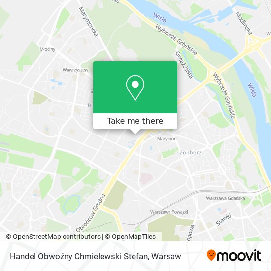 Handel Obwoźny Chmielewski Stefan map