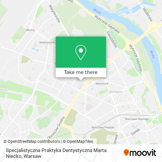 Specjalistyczna Praktyka Dentystyczna Marta Niećko map