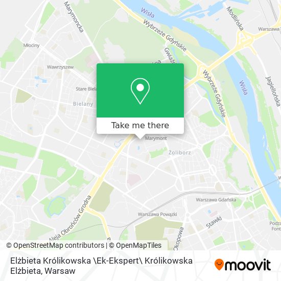 Elżbieta Królikowska \Ek-Ekspert\ Królikowska Elżbieta map