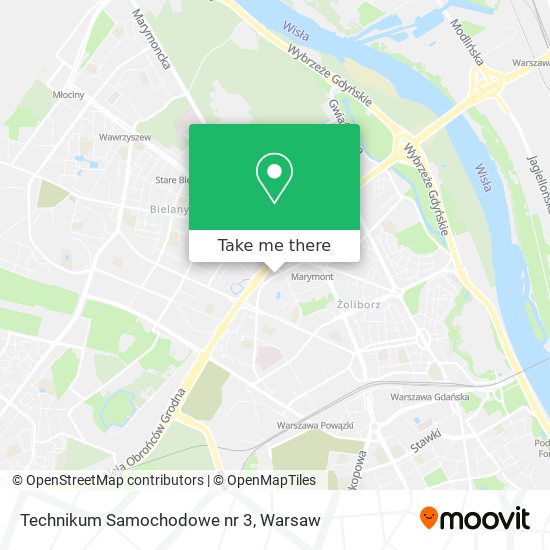 Technikum Samochodowe nr 3 map