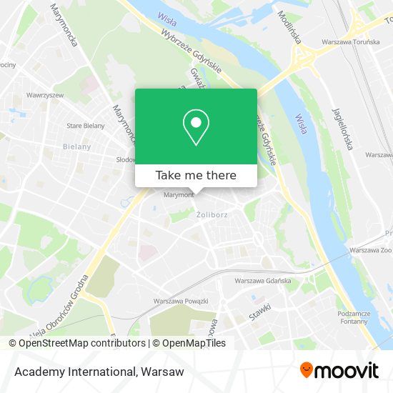 Academy International map