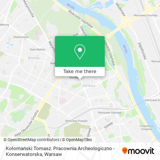 Kołomański Tomasz. Pracownia Archeologiczno - Konserwatorska map