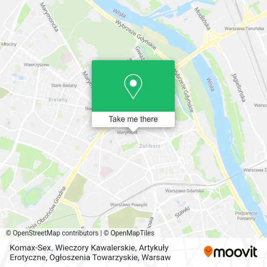 Komax-Sex. Wieczory Kawalerskie, Artykuły Erotyczne, Ogłoszenia Towarzyskie map