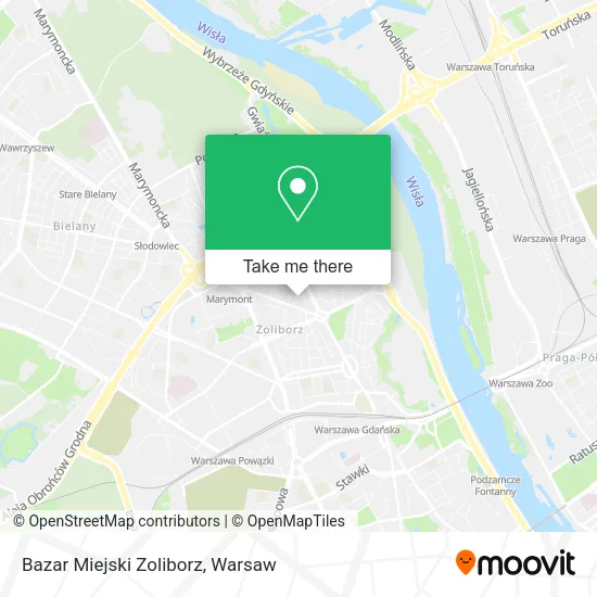 Bazar Miejski Zoliborz map