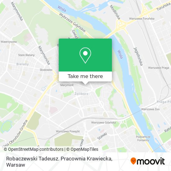 Robaczewski Tadeusz. Pracownia Krawiecka map