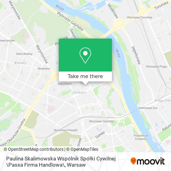 Paulina Skalimowska Wspólnik Spółki Cywilnej \Passa Firma Handlowa\ map