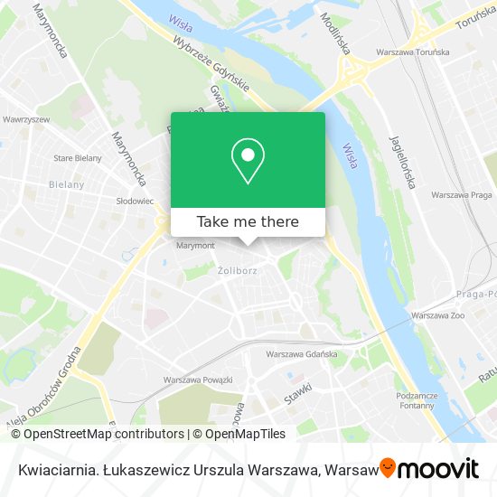 Kwiaciarnia. Łukaszewicz Urszula Warszawa map