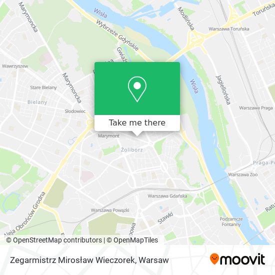 Zegarmistrz Mirosław Wieczorek map