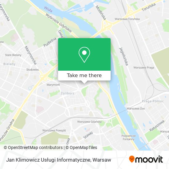 Jan Klimowicz Usługi Informatyczne map