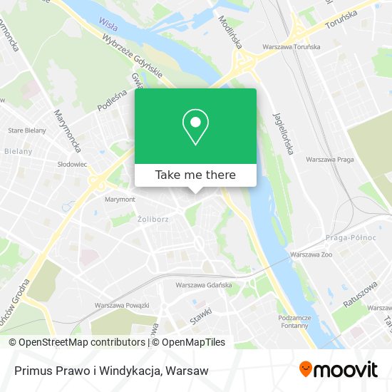 Primus Prawo i Windykacja map