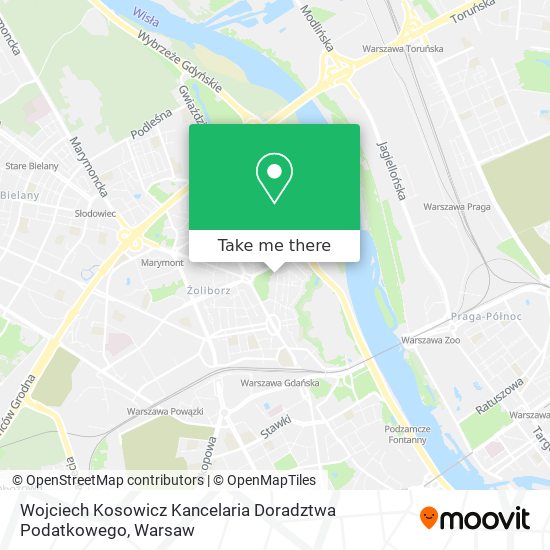 Wojciech Kosowicz Kancelaria Doradztwa Podatkowego map