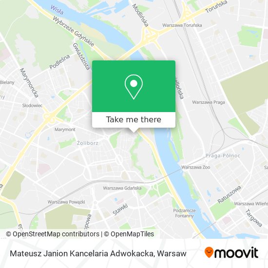 Mateusz Janion Kancelaria Adwokacka map