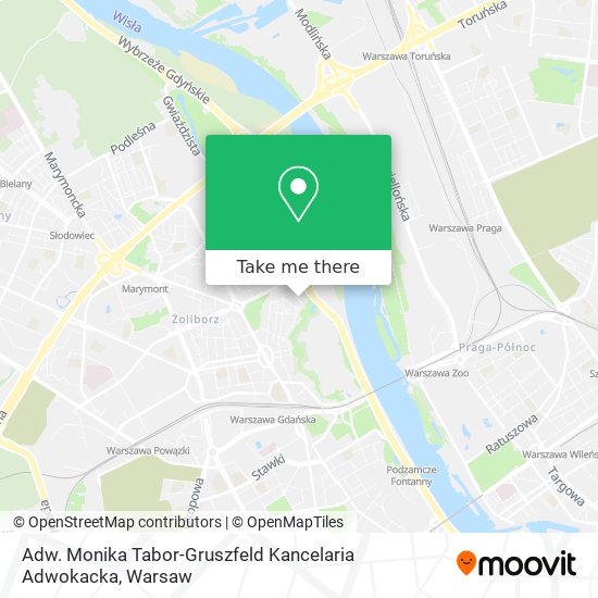 Adw. Monika Tabor-Gruszfeld Kancelaria Adwokacka map