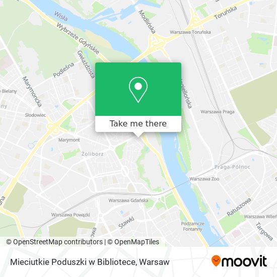 Mieciutkie Poduszki w Bibliotece map