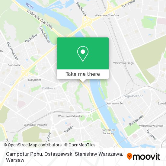 Campotur Pphu. Ostaszewski Stanisław Warszawa map