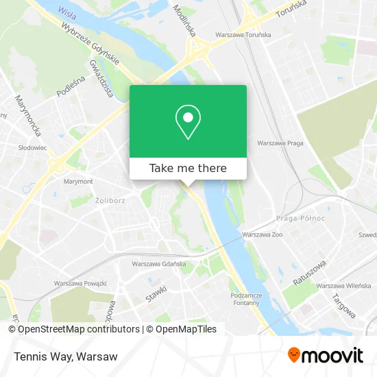 Карта Tennis Way