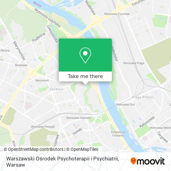 Warszawski Ośrodek Psychoterapii i Psychiatrii map