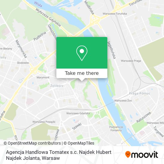 Agencja Handlowa Tomatex s.c. Najdek Hubert Najdek Jolanta map