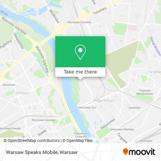 Warsaw Speaks Mobile map