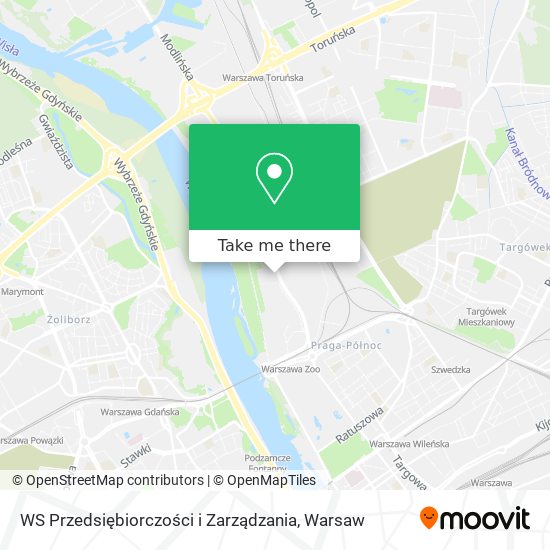 WS Przedsiębiorczości i Zarządzania map