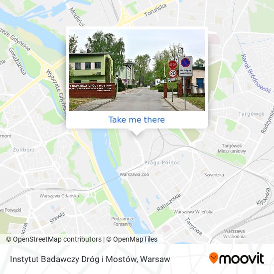 Карта Instytut Badawczy Dróg i Mostów