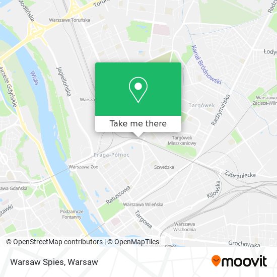 Warsaw Spies map