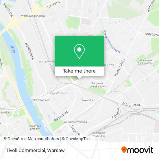 Tivoli Commercial map